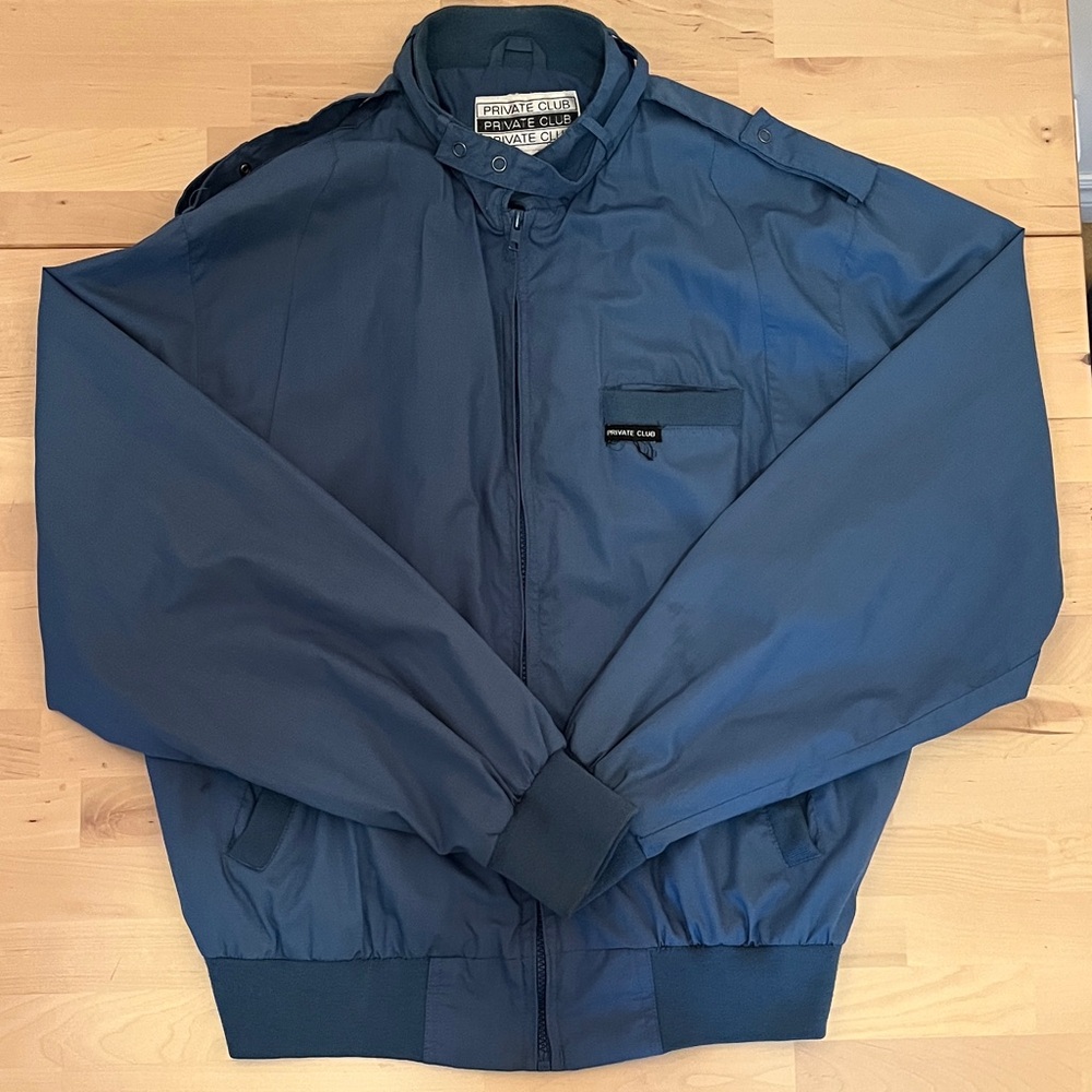 Men's Navy Windbreaker Jacket
